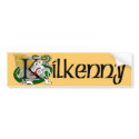 Kilkenny Bumper Sticker bumper stickers by irishcountry Kilkenny Bumper Sticker bumper stickers