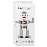 Kill a Robot Rack Card