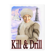 kill and drill post cards