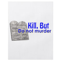 Kill But Do Not Murder Flyer