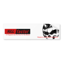 kill factor, juice-skull_inprogress, A Magazine... bumper stickers by killfactor kill factor, juice-skull_inprogress, A Magazine... bumper stickers