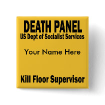 Kill Floor Supervisor Name Badge buttons