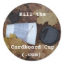 Kill the Cardboard Cup leaf stickers