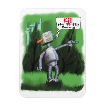 Kill the Fluffy Bunny Rectangle Magnet