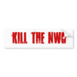 kill the nwo Bumper Sticker bumper stickers