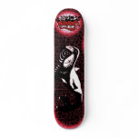 Killa Whale Red Skate Board