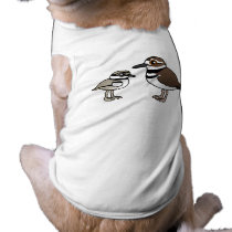 Killdeer & chick pet tee