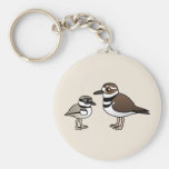 Killdeer & Chick Basic Keychain
