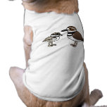 Killdeer & Chick Dog Ringer T-Shirt