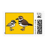 Killdeer & Chick Stamp