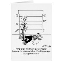 Killed By A Garage Door Opener Cards