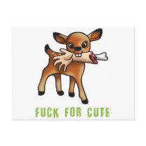 Killer Bambi Fuck Postcards