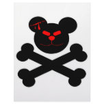 Killer Bear Cartoon Letterhead Design