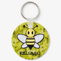 Killer Bee Key Chain keychains by thewingedjester Killer Bee Key Chain keychains