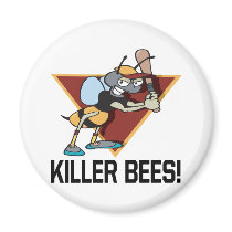 Killer Bees Fridge Magnet
