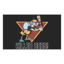 Killer Bees Rectangle Stickers
