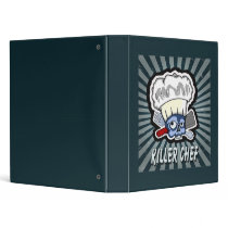 Killer Chef Recipe Book binders