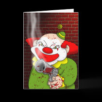 Killer Clown Greeting Card
