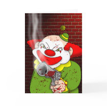 Killer Clown Greeting Card by psychoclowns Killer Clown Greeting Card