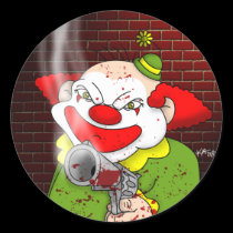 Killer Clown Stickers