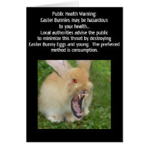 Killer Easter Bunny card