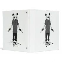 Killer panda 3 ring binders