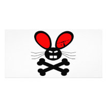 Killer Rabbit Cartoon photo cards by Mustang_Lady Killer Rabbit Cartoon photo cards