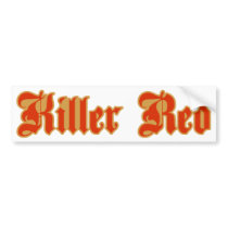 Killer Red Gothic bumper stickers by hardcore07 Killer Red Gothic bumper stickers