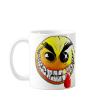 Killer Smiley Mug by vegetariansareevil Killer Smiley Mug