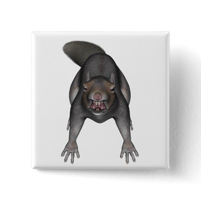 Killer Squirrel Button by squirrel27