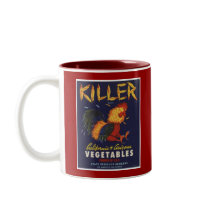 Killer Vegetables mugs by CrazyCups Killer Vegetables mugs