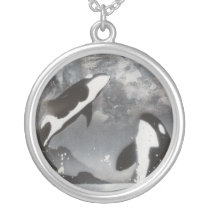 Killer Whale Black/White Necklace necklaces