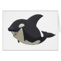 Killer Whale Card (Blank Inside)