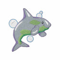 Killer Whale embroidered shirts