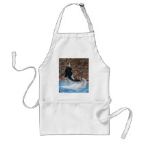 Killer whale jumping aprons