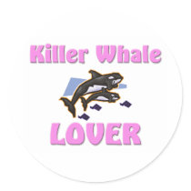 Killer Whale Lover stickers