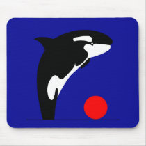 Killer Whale mousepads by lonvig Killer Whale mousepads