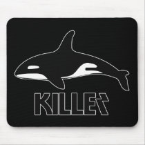Killer Whale Orca of Death Mouse Pads