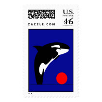Killer Whale postage by lonvig Killer Whale postage