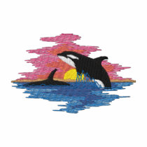 Killer Whales embroidered shirts