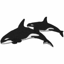 Killer Whales Embroidered Polo Shirt