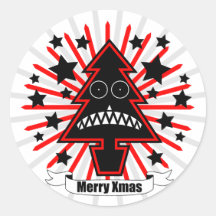 Killer Xmas Tree Sticker