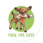 Killers Bambi Fuck green stickers
