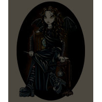 Killing Time Gothic Faery Brown Babydoll Tee t-shirts