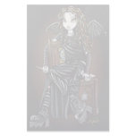 "Killing Time" Gothic School Girl Fairy Stationery