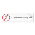 killthecardboardcup.com bumper sticker bumper stickers