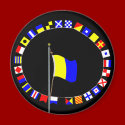 Nautik-Kilo Signal Flag "Ich möchte zu kommunizier magnete by sailorpatp Nautik-Kilo Signal Flag "Ich möchte zu kommunizier magnete