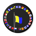 Kilo Nautical Signal Flag "I wish to communicate" magnets by sailorpatp Kilo Nautical Signal Flag "I wish to communicate" magnets