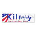 Kilroy 08 bumper stickers by clarachandler Kilroy 08 bumper stickers