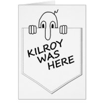 Kilroy Greeting Card
